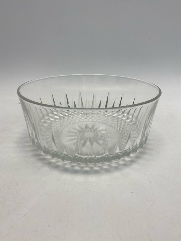 Clear Sunburst Glass Bowl(s)