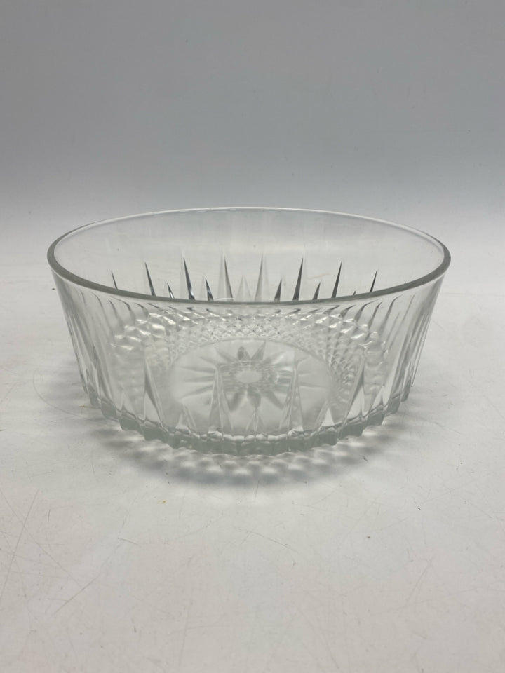 Clear Sunburst Glass Bowl(s)