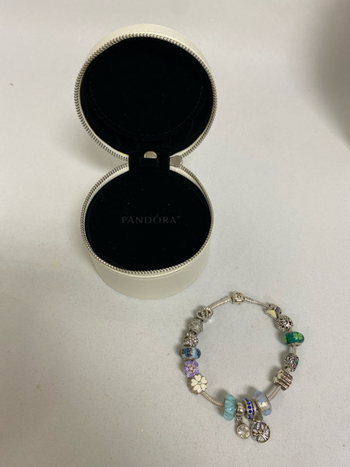 Pandora Silver Multi Color Bracelet