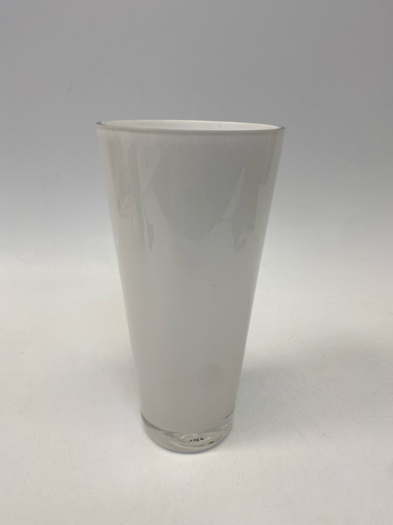 White Glass Vase
