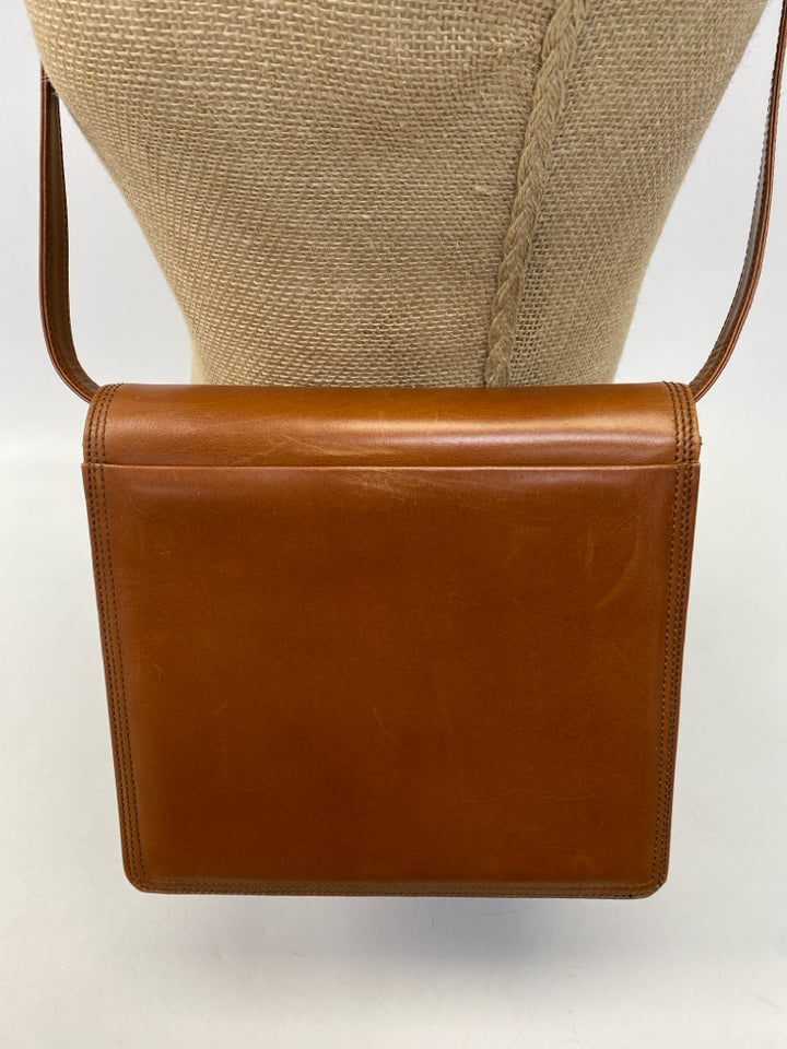 YSL Brown Heart(s) Leather Handbag