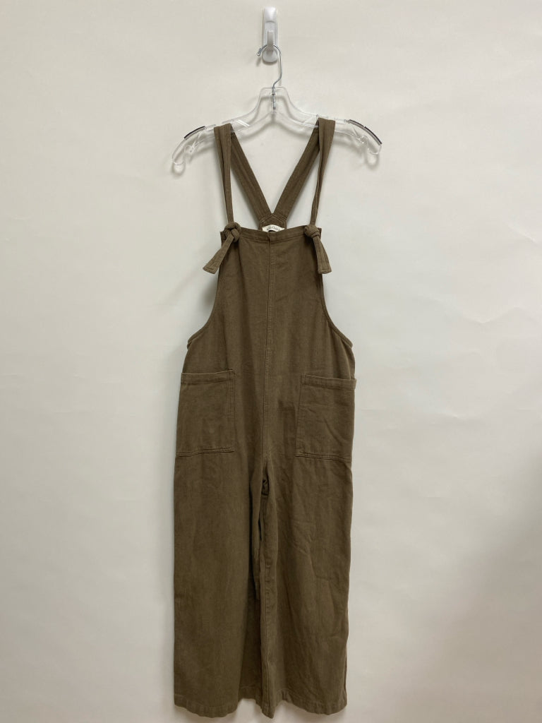 Size S Moss Sleeveless Denim Ladies Overalls