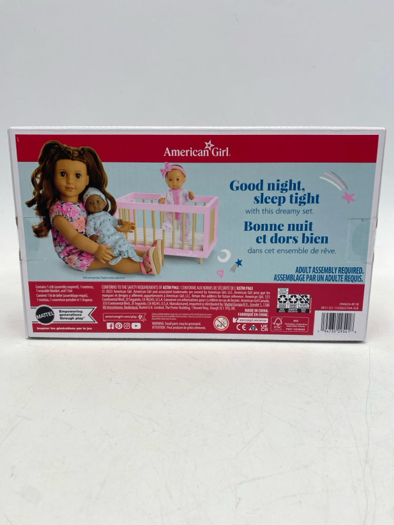 NEW/BOX American Girl Pink Doll Furniture