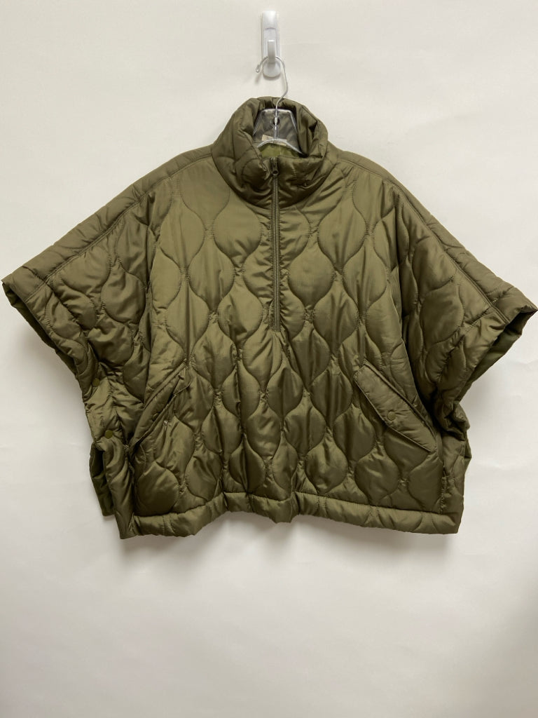 NWT Size S Olive Green Poncho Ladies Jacket