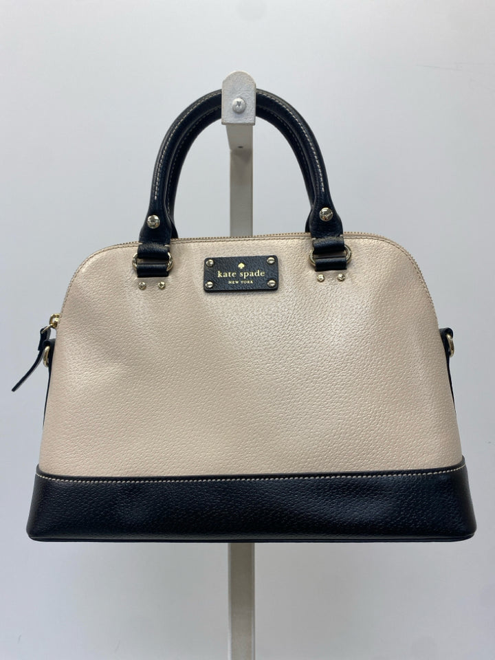 Kate Spade Tan Black Handbag