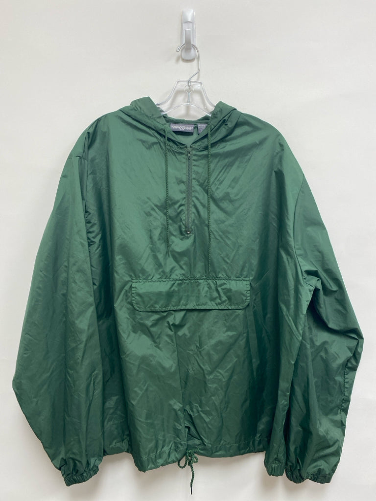 Size XL Dark Green Hooded Men&