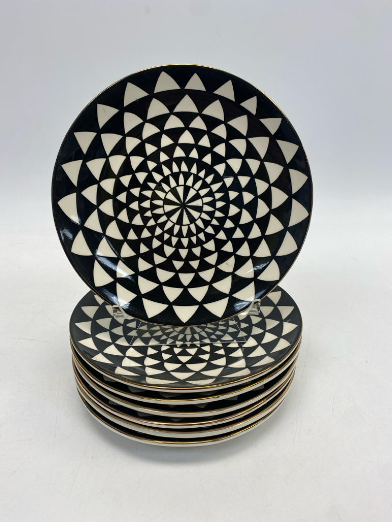 Thyme &amp; Table Black White Plate (s)