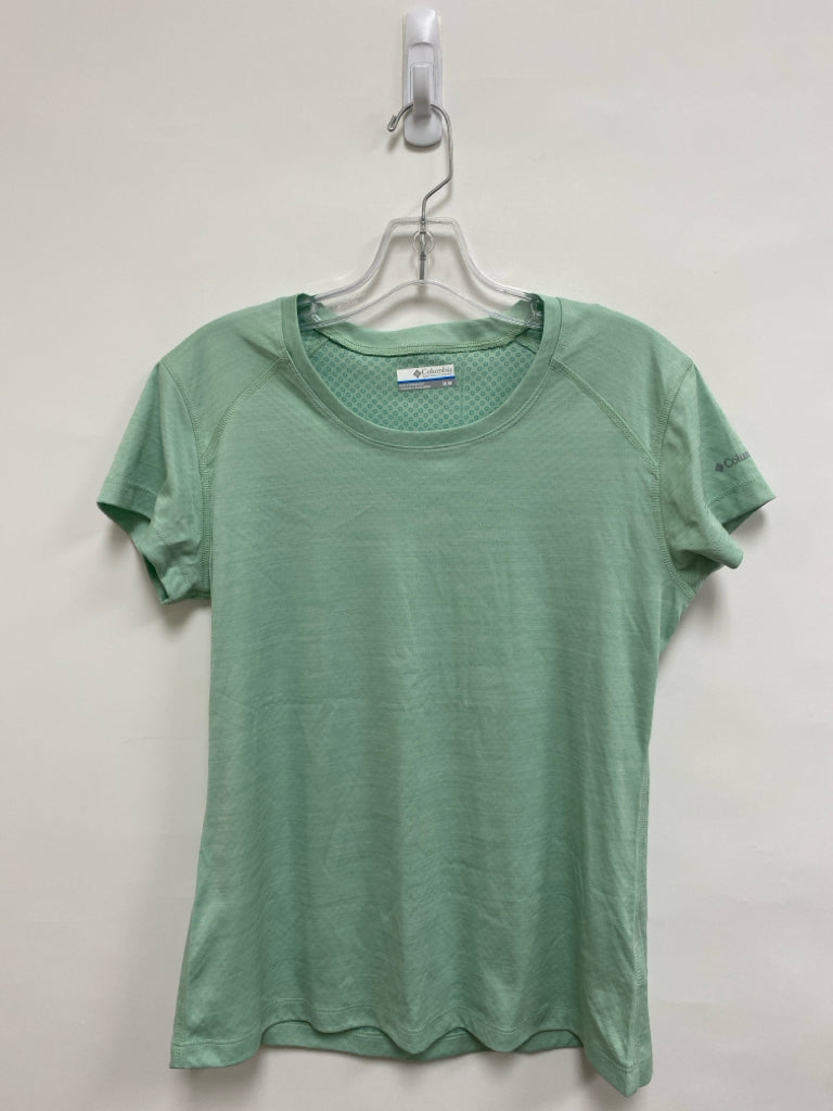 Columbia Size M Mint Green Athletic Top