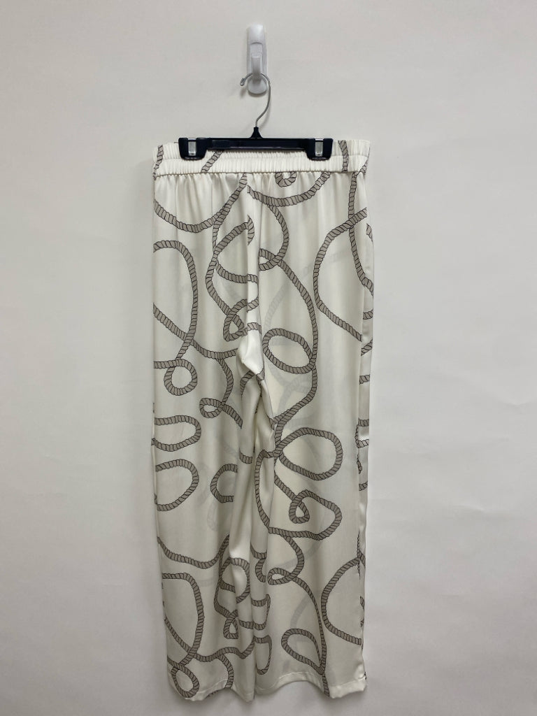 Joie Size S White Gray/Black Ropes Ladies Pants