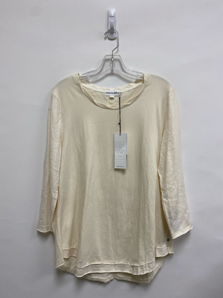 NWT Neon Buddha Size M Cream Ladies Top