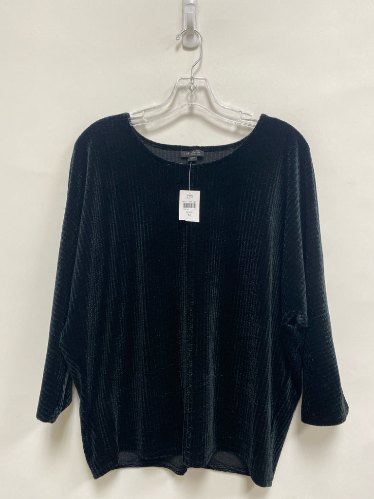 NWT J Jill Size M Black Ladies Sweater