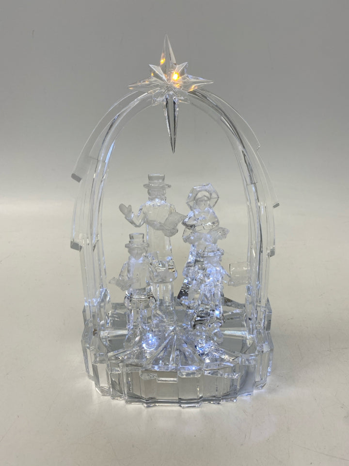 Clear Lit Acrylic Christmas