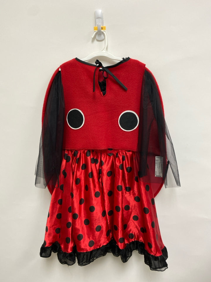 SIZE L Red/Black Ladybugs Girl&