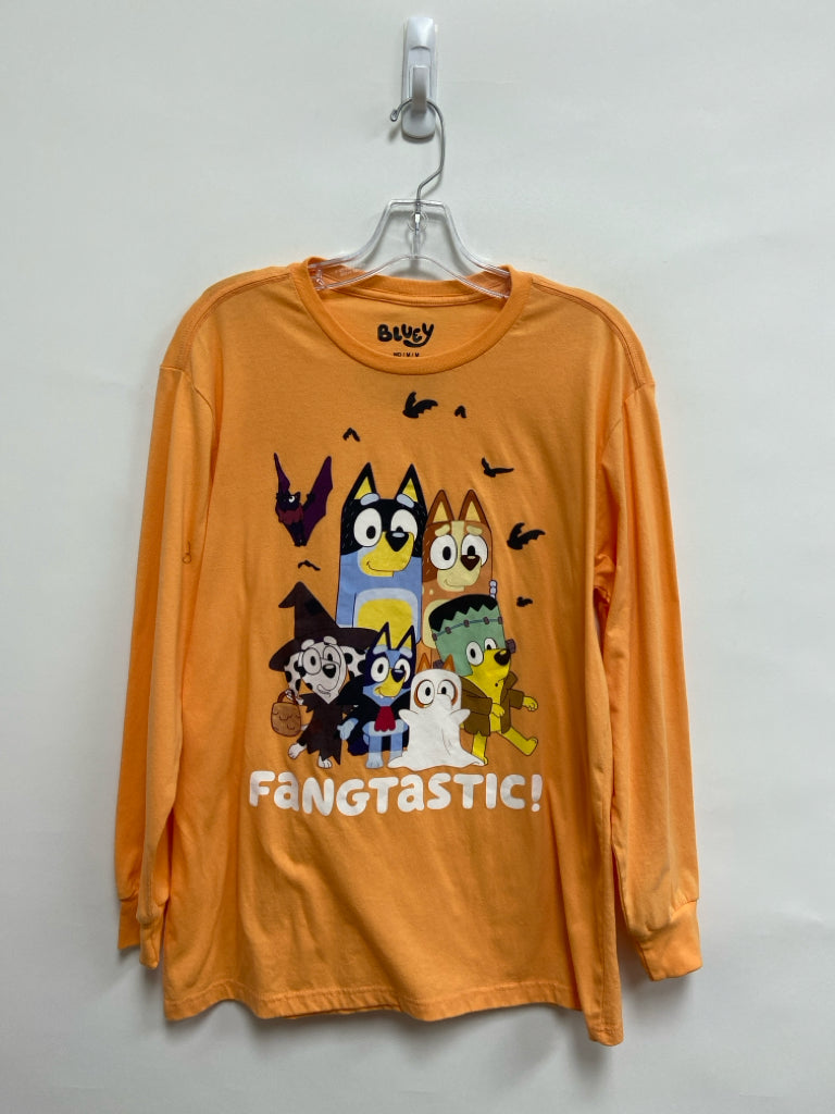 Bluey Size M Orange Multi Color Halloween Ladies Top