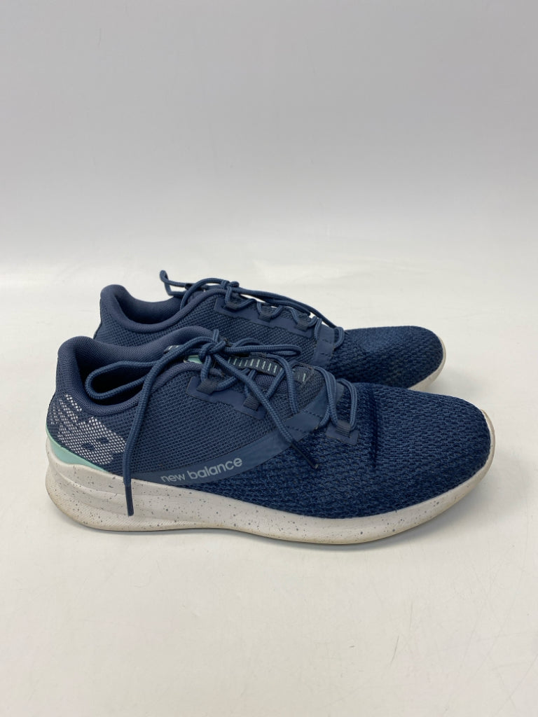 New Balance  Size 10 Blue Lace-up Sneakers