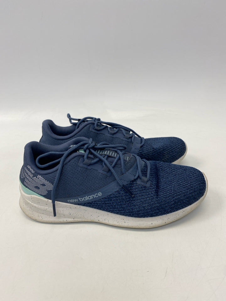 New Balance  Size 10 Blue Lace-up Sneakers