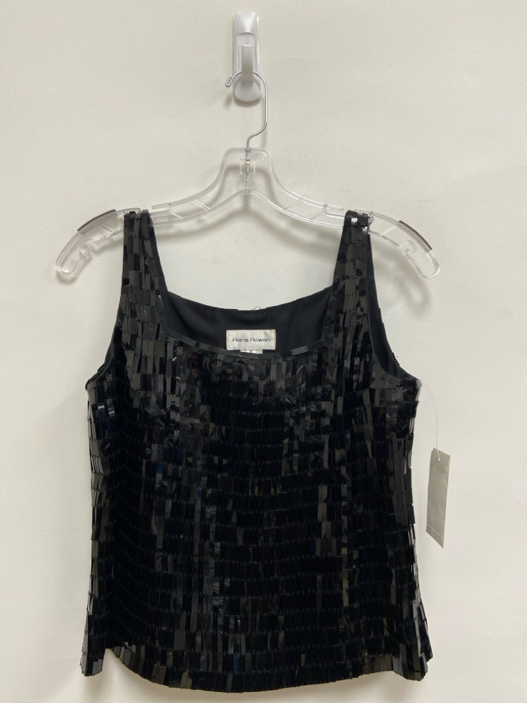 NWT Rena Rowan Size 6 Black Sleeveless Ladies Top
