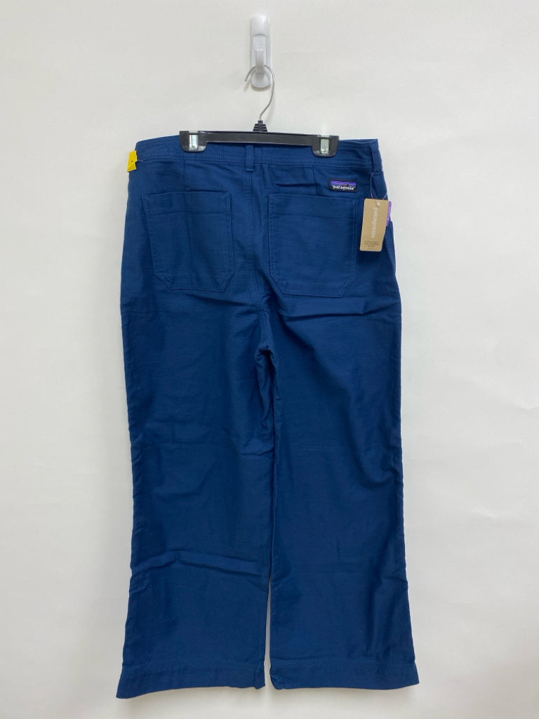 NWT Patagonia Size 10 Navy Wide Leg Ladies Pants