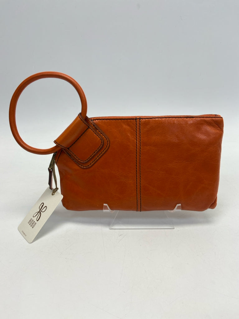 NWT Hobo Burnt Orange Leather Wristlet