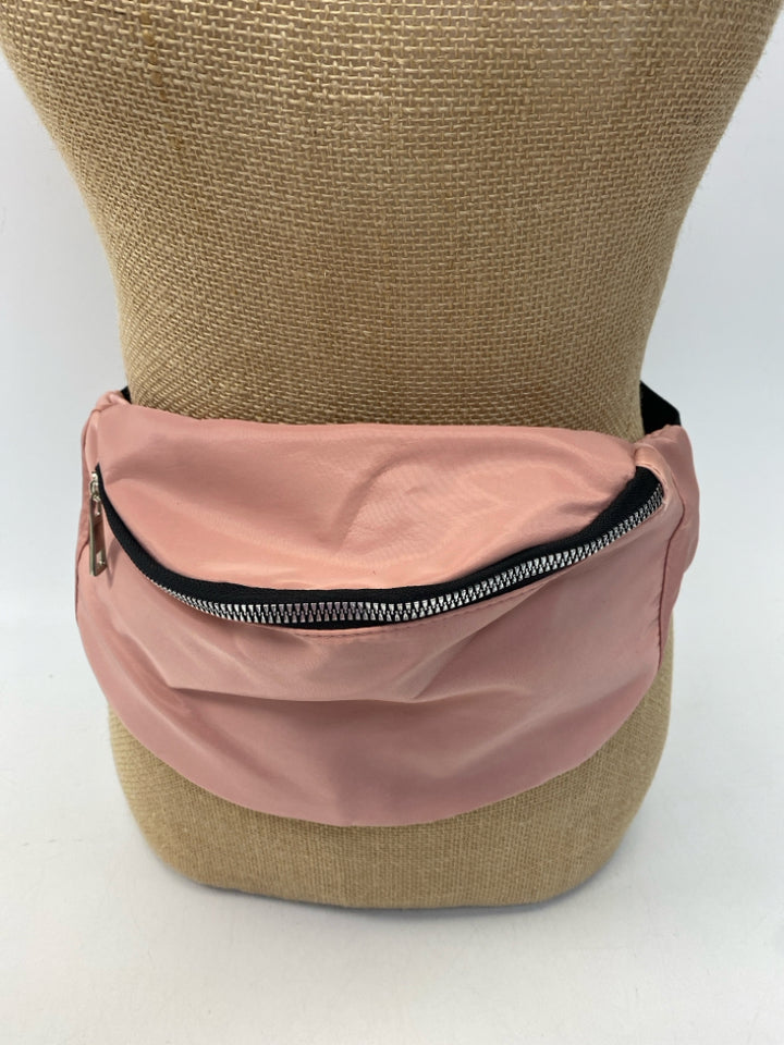 Blush Black Nylon Belt Bag