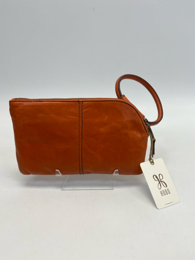 NWT Hobo Burnt Orange Leather Wristlet