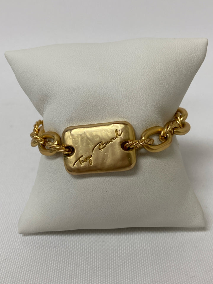 Tory Burch Gold Color Rectangle(s) Bracelet