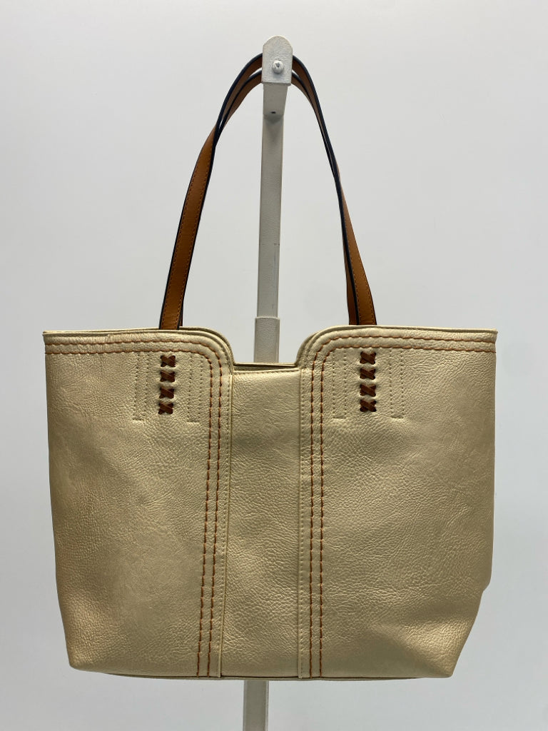 Montana West Gold Brown Handbag