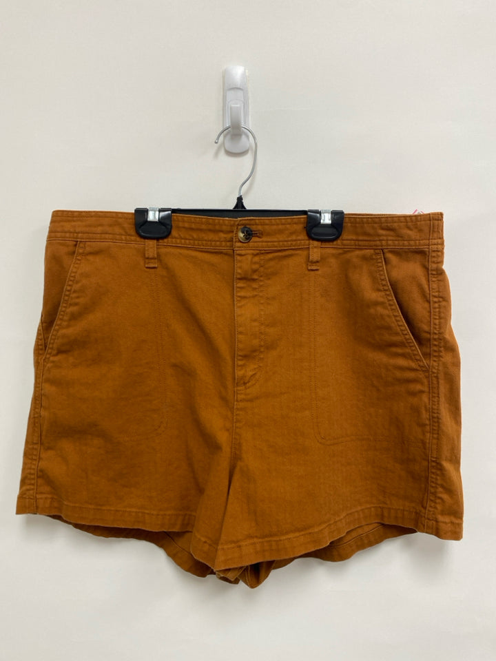 Madewell Size XL Caramel Ladies Shorts