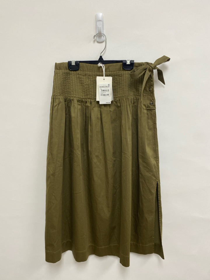NWT Size 8 Olive Green Maxi Ladies Skirt