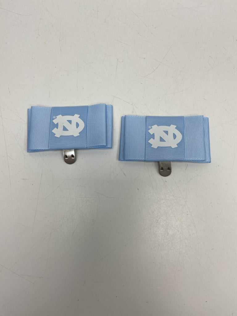 Lillybee Blue White UNC Shoe Clips