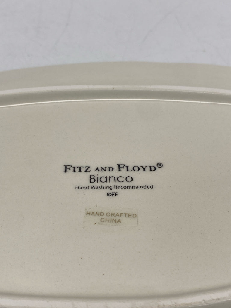 Fitz/Floyd Green/Cream Red/Gold Angel Christmas