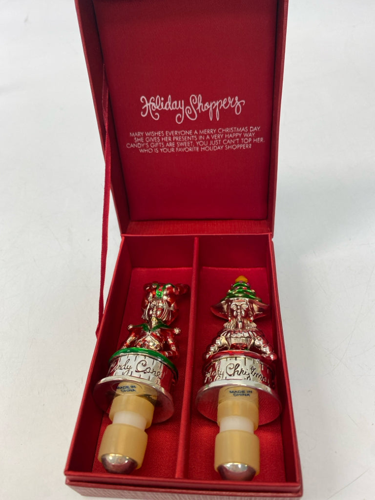 NEW/BOX Neiman Marcus Silver Red/Gold Christmas