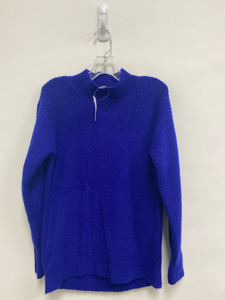 NWT Crew Cuts SIZE 8/9 Royal Blue Ribbed Mock Neck Girl&