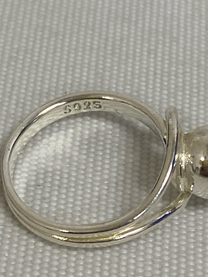 Silver Ball Ring
