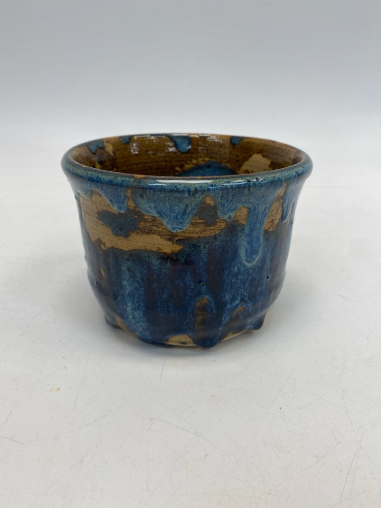 Blue Brown Pottery