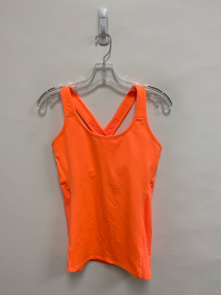 Athleta Size S Neon Orange Tank Athletic Top