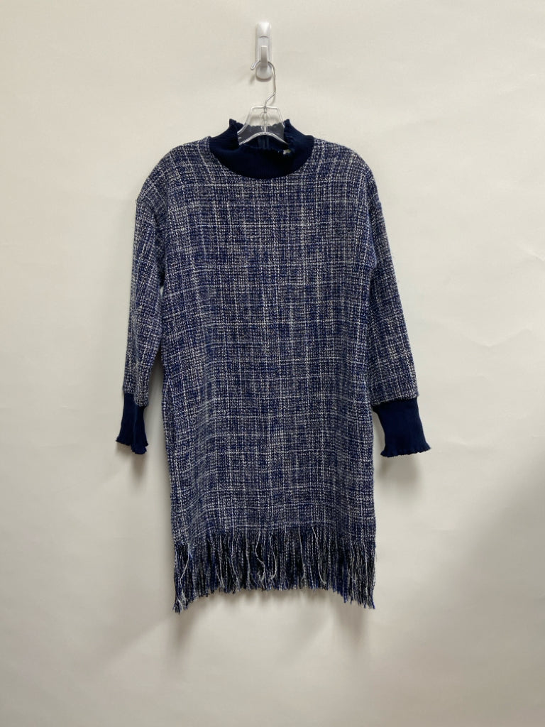 Jade Brand Size S Navy White Woven Ladies Dress