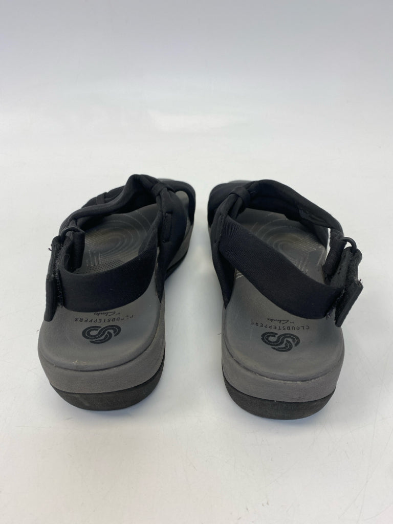 Clarks  Size 7 Black Knotted Sandals