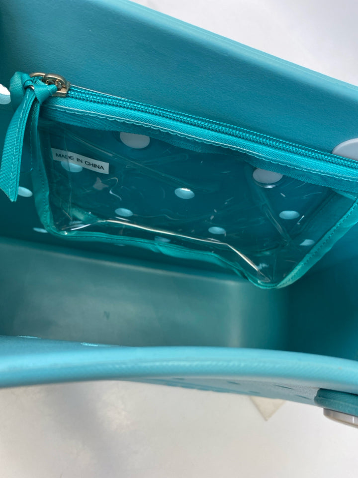 Bogg Bag Aqua Tote Bag