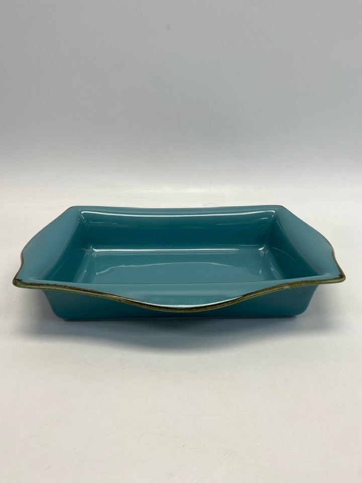 Southern Living Blue Brown Trimmed Bakeware