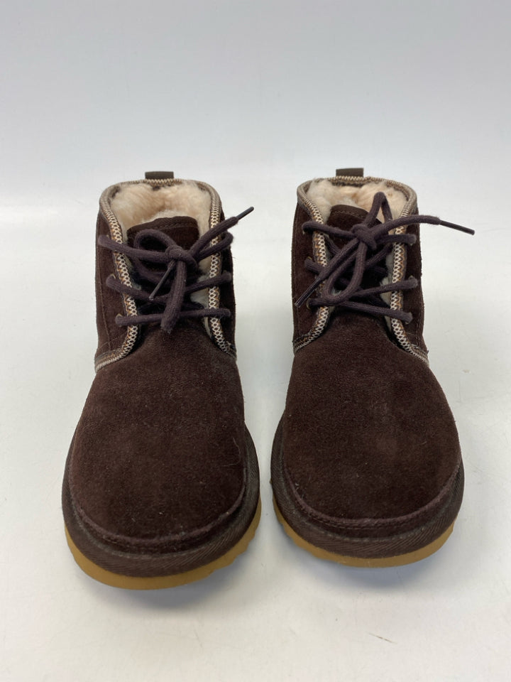 UGG US Shoe Size 5 Brown Lace-up Boots