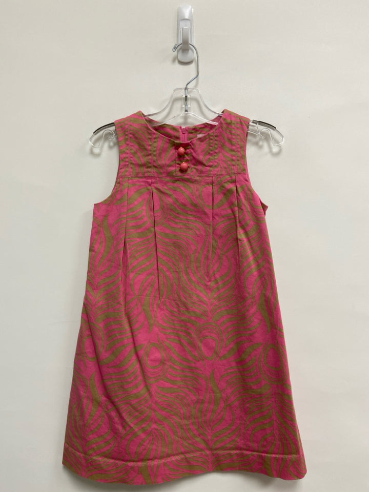 LILLY PULITZER SIZE 7 Tan/Pink Girl&