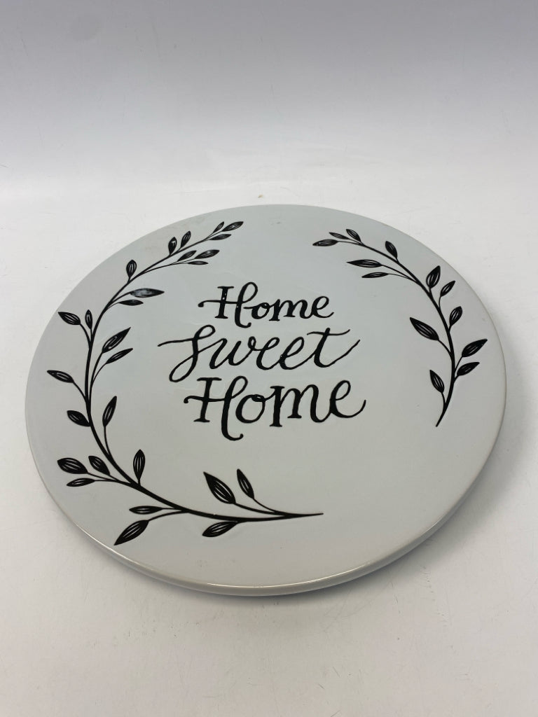 White Black Words Ceramic Misc. Kitchen