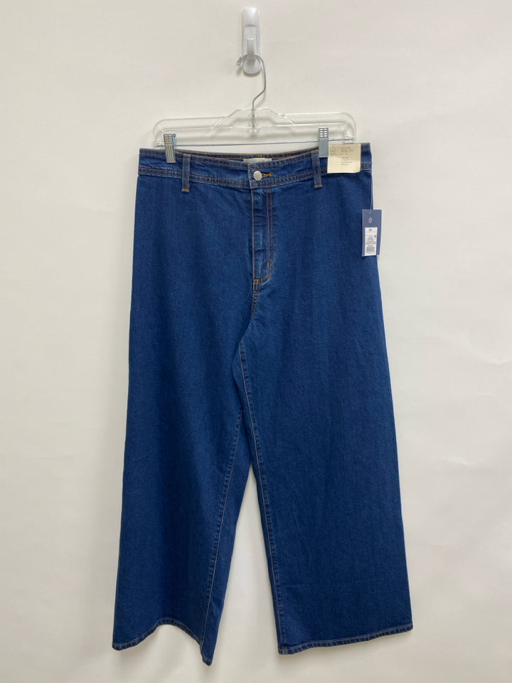 NWT Universal Thread Size 10R Blue Wide Leg Ladies Jeans