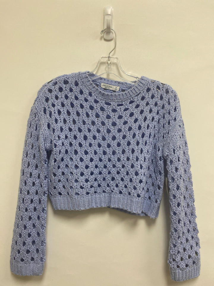 NWT Arizona Size XS Periwinkle Crochet Ladies Sweater