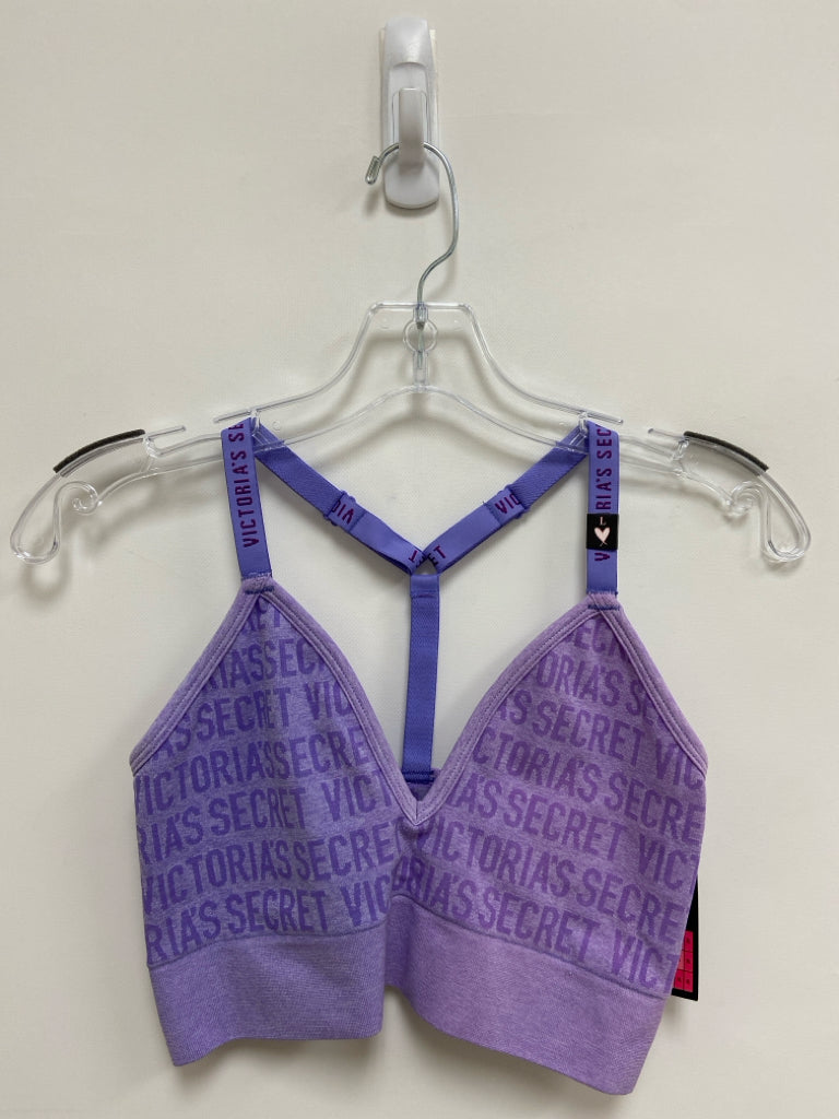 NWT Victoria Secret Size L Purple Signature Athletic  Bra