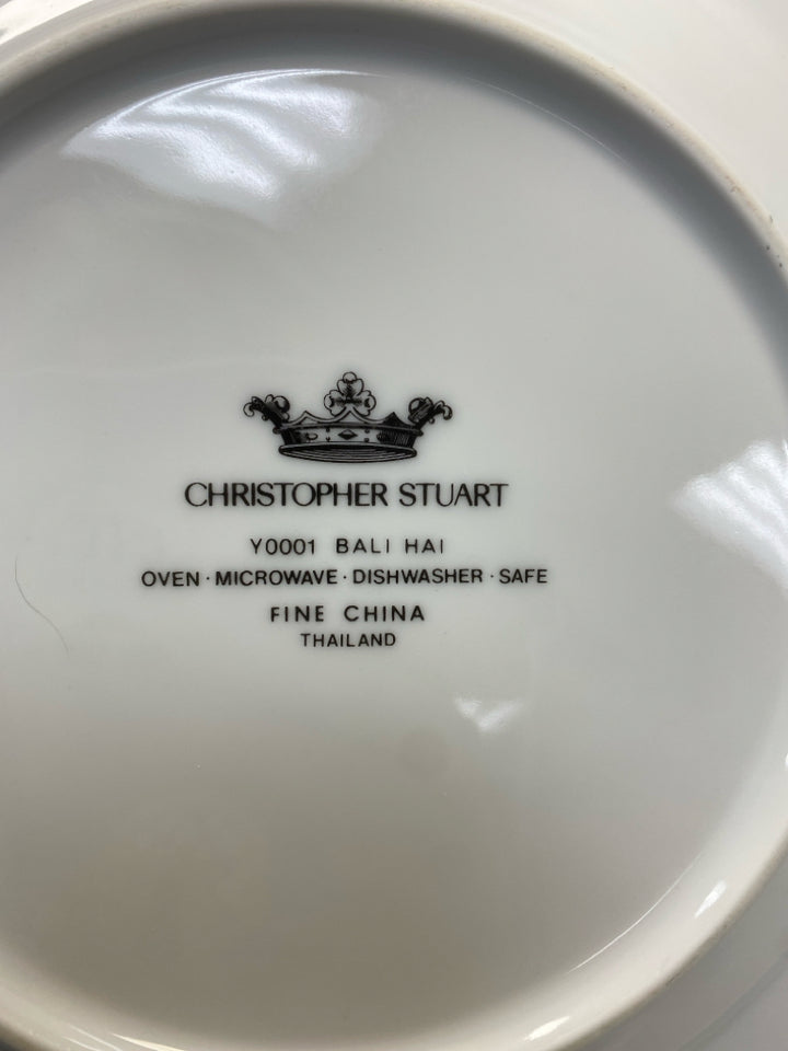 White Pink/Blue Flowers Bowl(s)