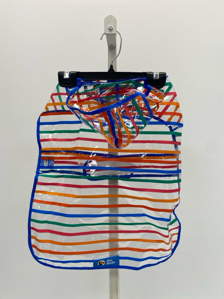 Clear Multi Color Striped Pet Clothing