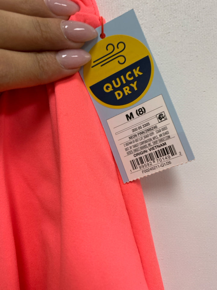 NWT Cat &amp; Jack SIZE 8 Neon Coral Girl&