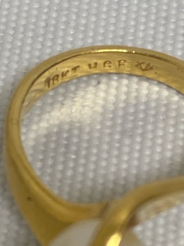 Gold Pearl Ring